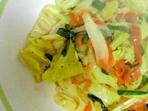 残り野菜de簡単野菜炒め